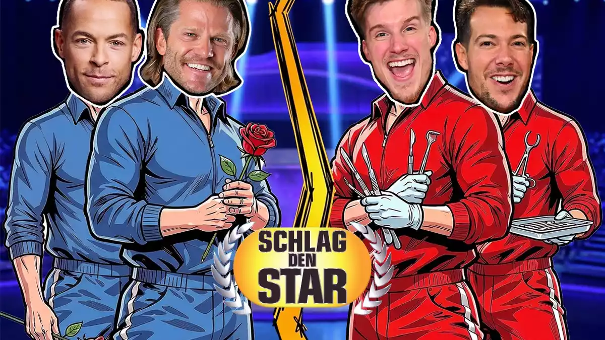 Andrej Mangold Paul Janke Dr. Nick Dr. Rick Schlag den Star - Bild: presseportal.de