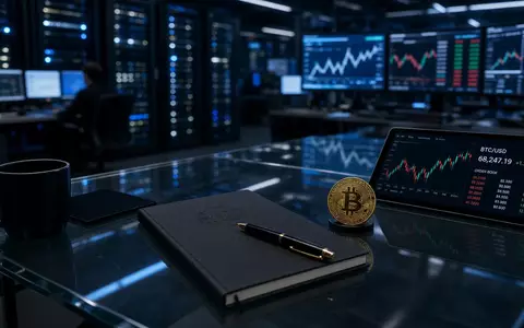 Moderne Handelsplattform mit Servern und Bildschirmen im Hintergrund, die digitale Finanztransaktionen symbolisiert. - Foto: über boerse-global.de