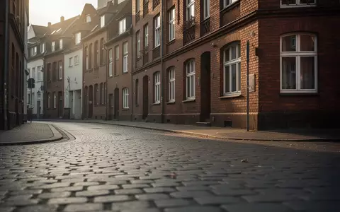 Eine menschenleere, ruhige Straßenecke in einer deutschen Stadt bei Tageslicht. - Foto: über boerse-global.de