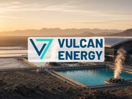 Moderne Anlage zur Lithiumgewinnung in einer Wüstenlandschaft bei Sonnenuntergang als Symbol für nachhaltige Energierohstoffe. - Foto: über boerse-global.de