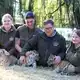 Erster Gesundheits-Check: die drei kleinen Amur-Tiger werden unter anderem gechippt. - Bild: Kai Moorschlatt/dpa