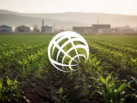 Moderne Agrarlandschaft mit fruchtbaren Feldern und warmem Sonnenlicht als Symbol für nachhaltige Investitionen. - Foto: über boerse-global.de