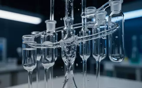 Laborausstattung mit Glasbehältern und Flüssigkeiten in einer sterilen medizinischen Forschungsumgebung. - Foto: über boerse-global.de