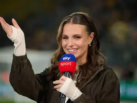 Die Sportmoderatorin Laura Wontorra hat ihre Babyvorfreude mit ihren Followern geteilt. (Archivbild) - Foto: Robert Michael/dpa
