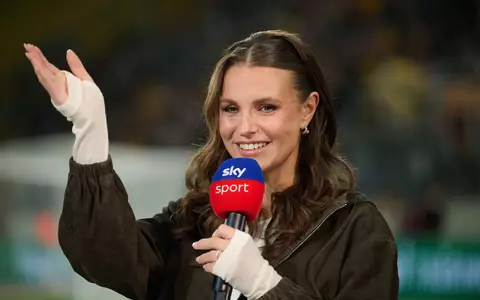 Die Sportmoderatorin Laura Wontorra hat ihre Babyvorfreude mit ihren Followern geteilt. (Archivbild) - Foto: Robert Michael/dpa