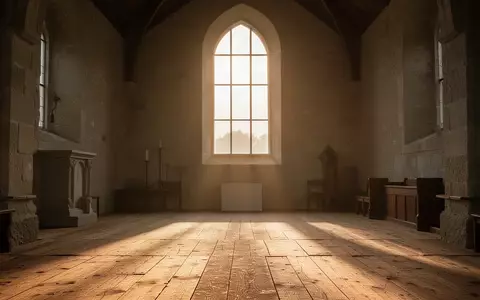 Ein lichtdurchfluteter, schlichter Kircheninnenraum mit natürlichen Holz- und Steinelementen in einer ruhigen Atmosphäre. - Foto: über boerse-global.de