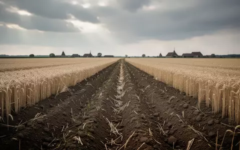 Weites, goldenes Weizenfeld in Niedersachsen unter einem bewölkten Himmel, das die Weite der Agrarlandschaft zeigt. - Foto: über boerse-global.de