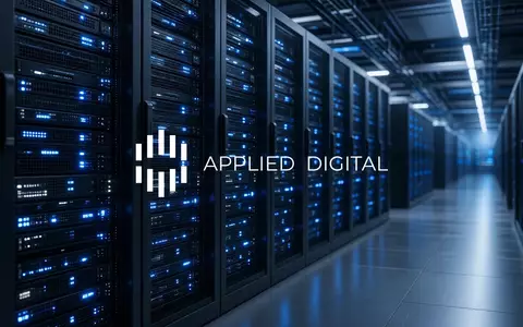 Modernes Rechenzentrum mit leuchtenden Server-Racks in einem professionellen, technologischen Umfeld. - Foto: über boerse-global.de