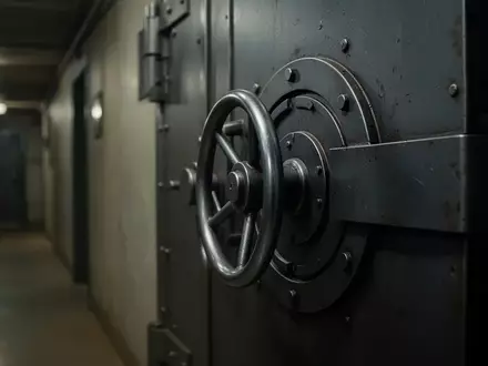 Symbolic image: heavy vault door - Foto: über boerse-global.de