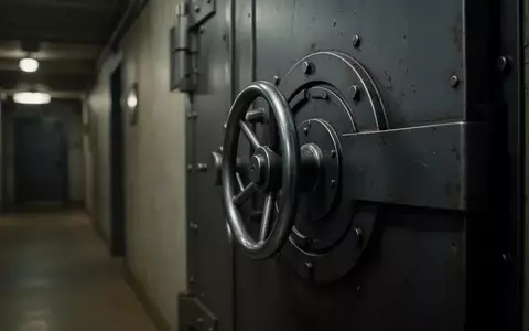 Symbolic image: heavy vault door - Foto: über boerse-global.de