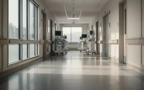 Ein heller, minimalistischer Krankenhausflur mit einfallendem Tageslicht und einer ruhigen, professionellen Atmosphäre. - Foto: über boerse-global.de