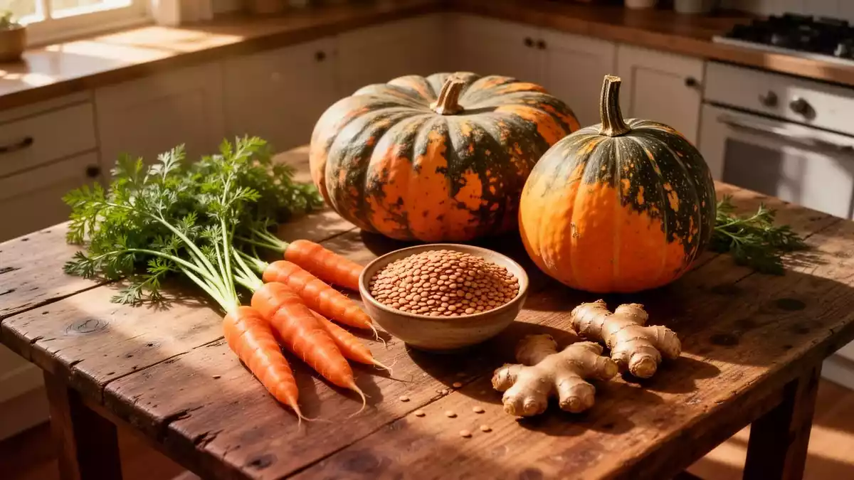 Herbstküche mit Kürbis und Hülsenfrüchten: Nährstoffe und Gewürze
