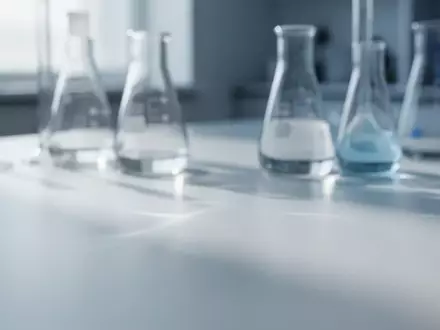 Eine klinische Laborumgebung mit wissenschaftlichem Glasgerät in einer sterilen, hellen Atmosphäre. - Foto: über boerse-global.de