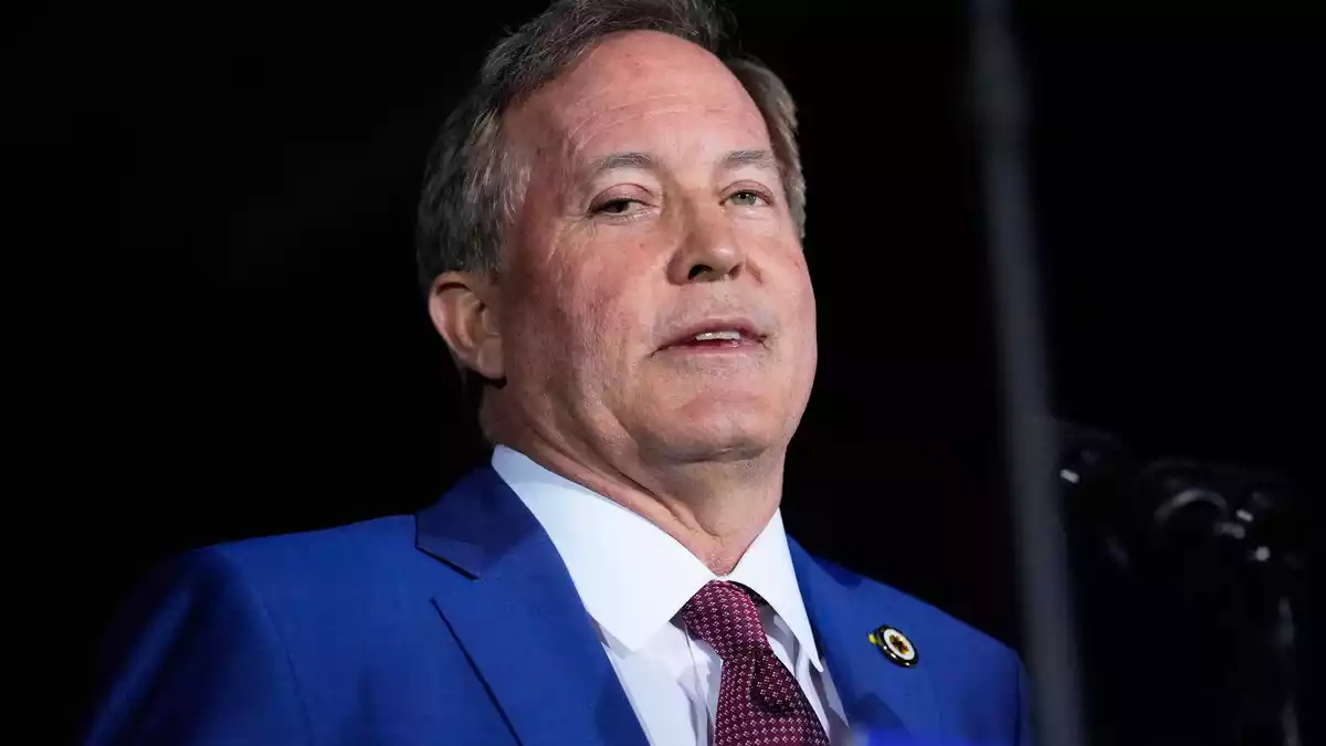 Ken Paxton will für die Republikaner in den Senat einziehen, doch das Rennen ist umkämpft. (Archivbild) - Bild: Tony Gutierrez/AP/dpa