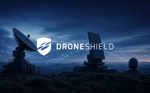 Abstrakte Darstellung moderner Drohnenabwehr-Technologie und digitaler Software-Integration bei Dämmerung. - Foto: über boerse-global.de