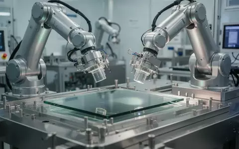 Hochmoderne Reinraumumgebung mit industriellen Fertigungsmaschinen für die Displayproduktion. - Foto: über boerse-global.de