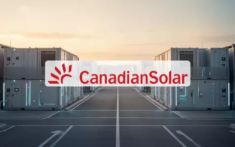 Moderne industrielle Batteriespeicheranlage bei Sonnenaufgang als Symbol für nachhaltige Energielösungen. - Foto: über boerse-global.de