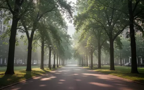 Ein sonnendurchfluteter Parkweg im morgendlichen Licht, der Ruhe und eine gesunde Umgebung symbolisiert. - Foto: über boerse-global.de