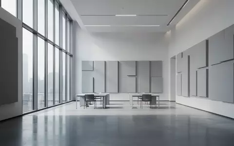 Ein minimalistisch gestalteter, moderner Arbeitsbereich in einem Forschungslabor mit neutraler Ästhetik und Tageslicht. - Foto: über boerse-global.de
