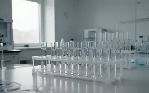 Ein minimalistisches, modernes Labor mit Reagenzgläsern in einer professionellen Forschungsumgebung. - Foto: über boerse-global.de