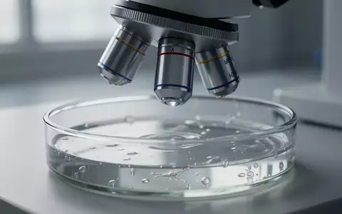 Ein mikroskopisches Labor-Setup mit einer Petrischale in einer sterilen wissenschaftlichen Umgebung. - Foto: über boerse-global.de