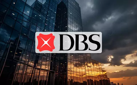Abstrakte Darstellung eines modernen Bankgebäudes vor einem stimmungsvollen, unruhigen Himmel. - Foto: über boerse-global.de