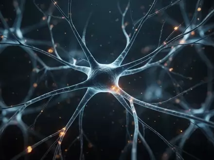 Nahaufnahme eines leuchtenden neuronalen Netzwerks, das die Komplexität neurologischer Strukturen bei degenerativen Erkrankungen veranschaulicht. - Foto: über boerse-global.de