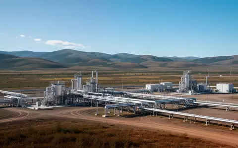Moderne Lithium-Extraktionsanlage in einer weiten kanadischen Landschaft bei Tageslicht. - Foto: über boerse-global.de