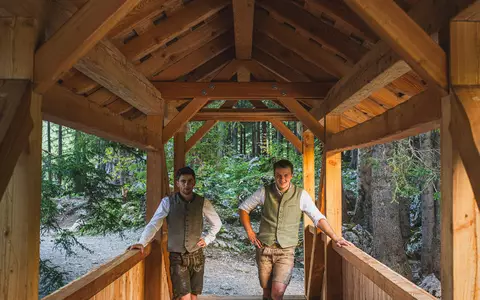 Holztechnikum Kuchl: Brücke - Foto: Holztechnikum Kuchl/Christoph Kobald über pressetext.de