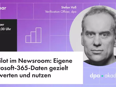 Copilot für Journalisten - KI im Newsroom | dpa-Akademie - Foto: presseportal.de