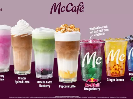 Von cold bis cozy: Die neuen McCafé® Drinks von McDonald's Deutschland bringen Berlin zum Leuchten - Foto: presseportal.de