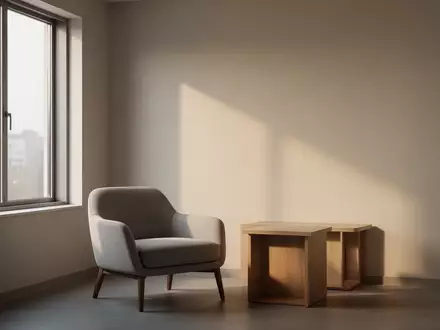 Ein minimalistischer, ruhiger Behandlungsraum mit Tageslicht und schlichtem Mobiliar. - Foto: über boerse-global.de