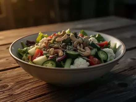 Symbolbild: Schüssel mit frischem Salat - Foto: über boerse-global.de