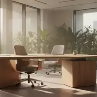 Ein heller, modern gestalteter Büroarbeitsplatz mit ergonomischen Möbeln und Pflanzen in einer ruhigen, professionellen Umgebung. - Foto: über boerse-global.de