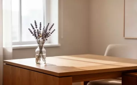 Ein minimalistisch gestalteter, heller Behandlungsraum mit einer Vase auf einem Holztisch in ruhiger, freundlicher Atmosphäre. - Foto: über boerse-global.de