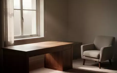 Ein ruhiger, minimalistisch eingerichteter Raum mit sanftem Tageslicht, der eine Atmosphäre der Introspektion vermittelt. - Foto: über boerse-global.de