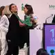 Der Geschäftsführer von Ritter Sport hielt die Laudatio.   - Bild: Felix Kästle/dpa