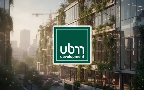 Moderne, nachhaltige Architektur mit vertikalen Gärten bei Sonnenaufgang als Symbol für grüne Immobilienfinanzierung. - Foto: über boerse-global.de