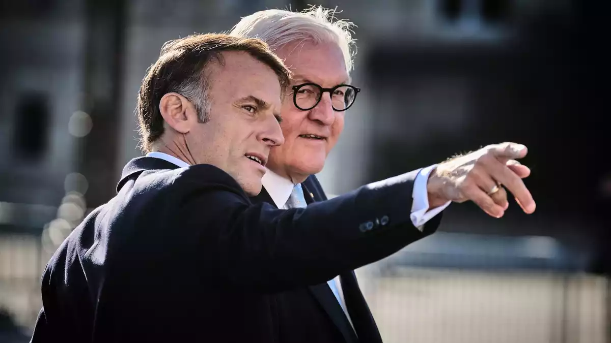 Steinmeier und Macron scheiden beide im kommenden Jahr aus ihren Ämtern.  - Bild: Bernd von Jutrczenka/dpa