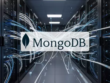 Abstrakte Darstellung eines modernen Rechenzentrums mit leuchtenden Glasfaserkabeln als Symbol für Datenverarbeitung. - Foto: über boerse-global.de