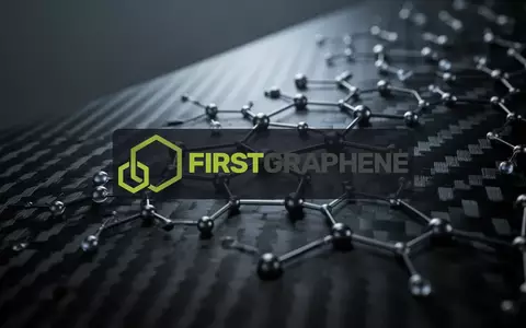 Abstrakte Darstellung moderner Materialwissenschaften mit einer komplexen, dunklen Oberflächenstruktur aus Graphen. - Foto: über boerse-global.de