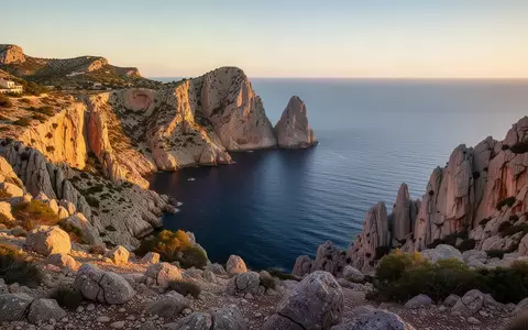 Die raue Küstenlandschaft von Mallorca in der goldenen Abendsonne mit Blick auf das Mittelmeer. - Foto: über boerse-global.de