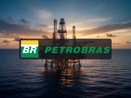 Ölförderplattform auf dem offenen Meer bei Sonnenuntergang als Symbol für die Energieexploration. - Foto: über boerse-global.de