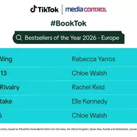 #BookTok / Erste europaweite Auswertung der meistverkauften Bücher in 2026 und das Leseverhalten der Community - Foto: presseportal.de