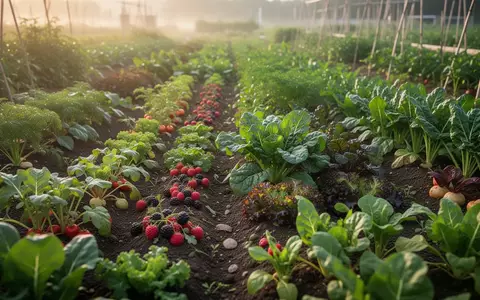 Ein vielfältiges, ökologisch bewirtschaftetes Gemüsefeld mit einer großen Auswahl an Obst- und Gemüsepflanzen. - Foto: über boerse-global.de
