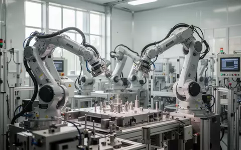 Moderne Produktionsanlage für Verteidigungstechnologie in einer hellen Fertigungshalle in Huntsville. - Foto: über boerse-global.de