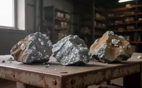 Nahaufnahme von lithiumhaltigen Mineralgesteinsproben auf einer industriellen Werkbank in einer Mine. - Foto: über boerse-global.de
