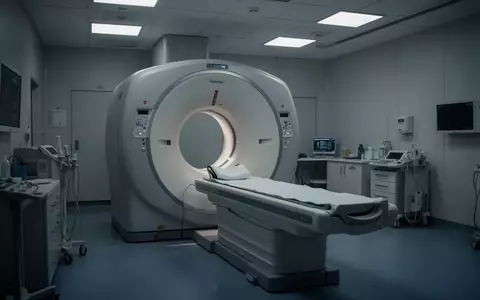 Ein moderner, steriler Behandlungsraum mit einem MRT-Gerät in einer Klinik. - Foto: über boerse-global.de