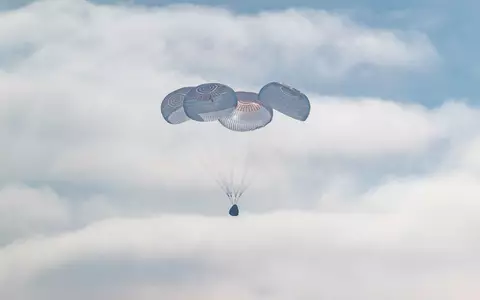 Die «Crew 12» ist zurück auf der Erde.  - Foto: Keegan Barber/NASA/AP/dpa
