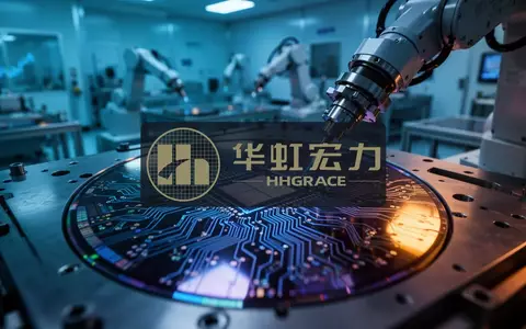 Abstrakte Darstellung einer modernen Halbleiterfertigung mit Fokus auf Silizium-Wafer und industrieller Präzision. - Foto: über boerse-global.de